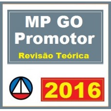 Curso para Concurso MP GO MinistÉrio Público de Goiás Promotor de Justiça CERS 2016