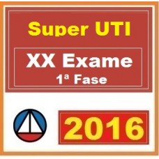 CURSO PARA EXAME OAB SUPER UTI ONLINE PRIMEIRA FASE XX EXAME DE ORDEM UNIFICADO CERS 2016