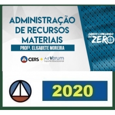 COMEÇANDO DO ZERO DE ADMINISTRAÇÃO DE RECURSOS MATERIAIS – PROFA. ELISABETE MOREIRA (DISCIPLINA ISOLADA) CERS 2020.1