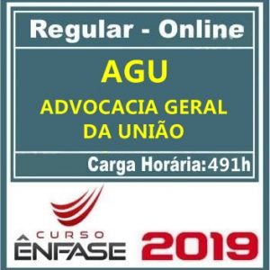 AGU (ADVOCACIA PUBLICA UNIÃO) Ênfase 2019.1