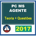 CURSO PARA AGENTE DA POLÍCIA CIVIL DO MATO GROSSO DO SUL – DICAS TEÓRICAS E RESOLUÇÃO DE QUESTÕES CERS 2017.2