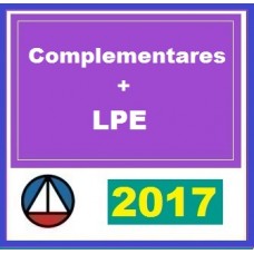 CURSO PARA MATÉRIAS COMPLEMENTARES CARREIRA JURÍDICA FEDERAL + LEGISLAÇÃO PENAL ESPECIAL CERS 2017.1