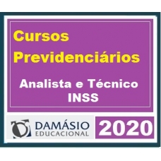 Cursos Previdenciários – Analista e Técnico do Seguro Social Damásio 2020.1