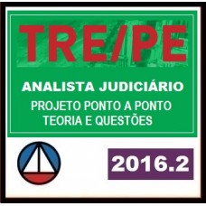 CURSO PARA CONCURSO TRE PERNAMBUCO ANALISTA JUDICIÁRIO ÁREA JUDICIÁRIA CERS 2016